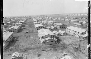 Camp Grant, Illinois under construction in 1917